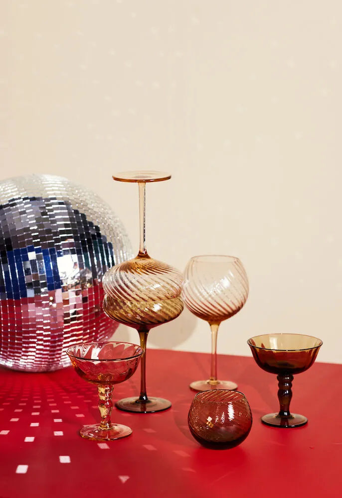 Opacity italiensk taça de champanhe 15 cl 2 unidades, Pêssego Byon