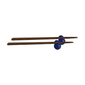 Pauzinhos Porto com suporte, conjunto de 2 peças - Azul - Byon