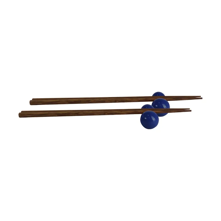 Pauzinhos Porto com suporte, conjunto de 2 peças - Azul - Byon