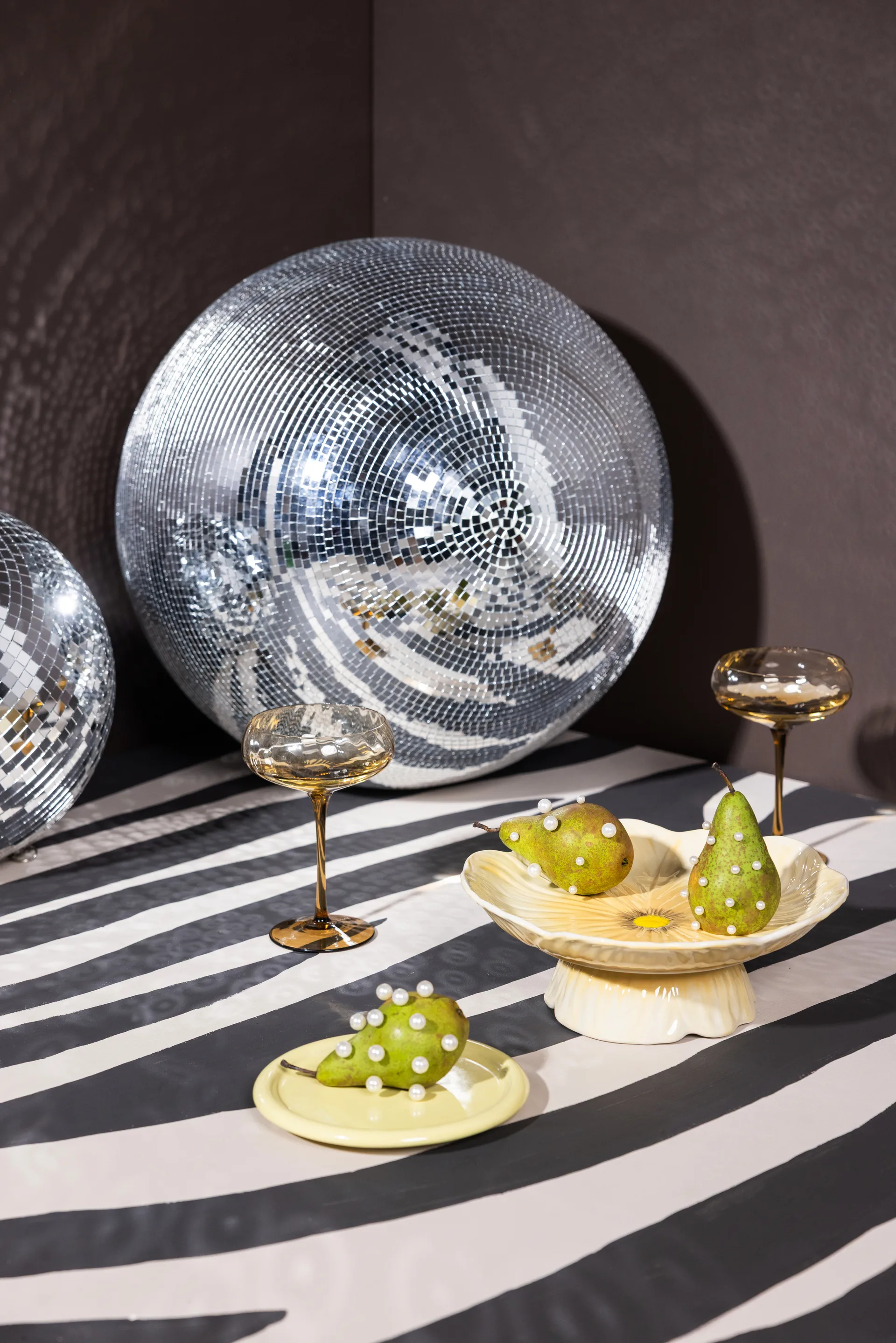 Poppy prato para bolo Ø26 cm, Bege Byon