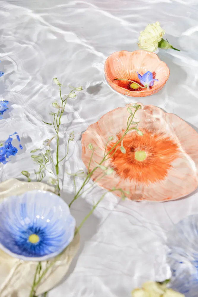 Poppy tigela, Azul, Ø11 cm Byon