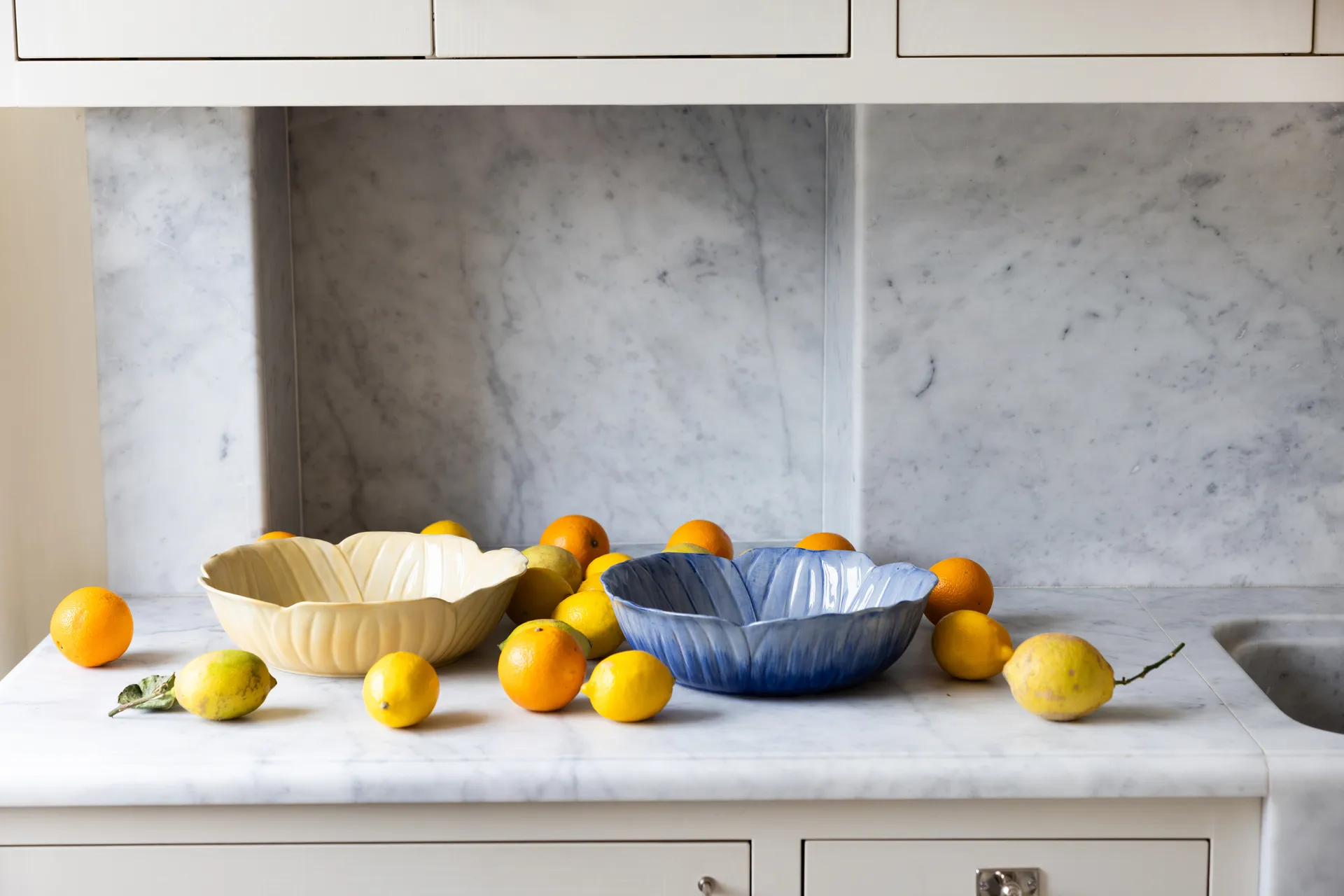 Poppy tigela, Azul, Ø30 cm Byon