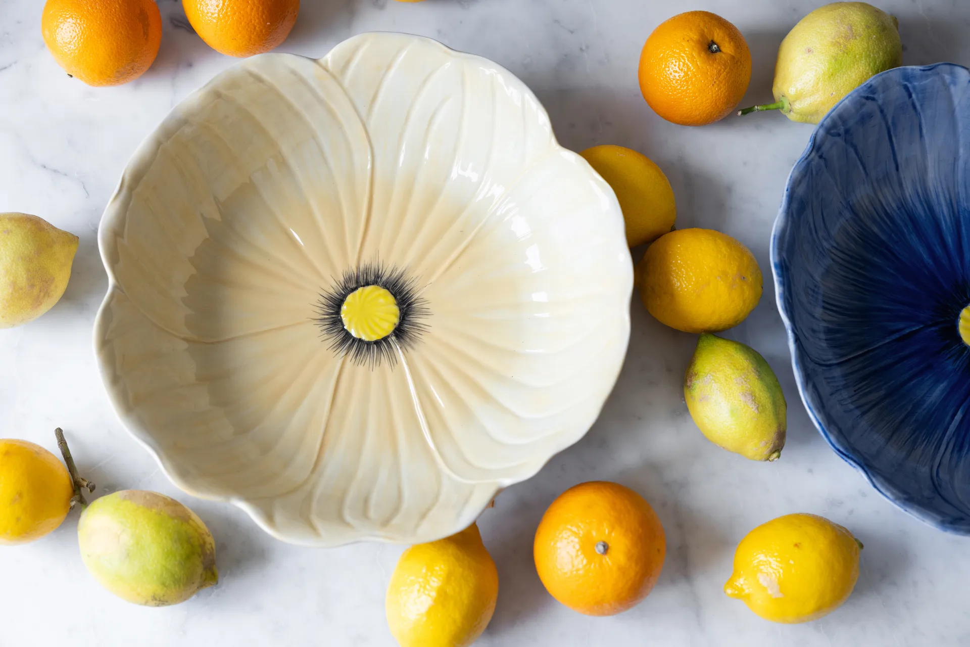 Poppy tigela, Azul, Ø30 cm Byon