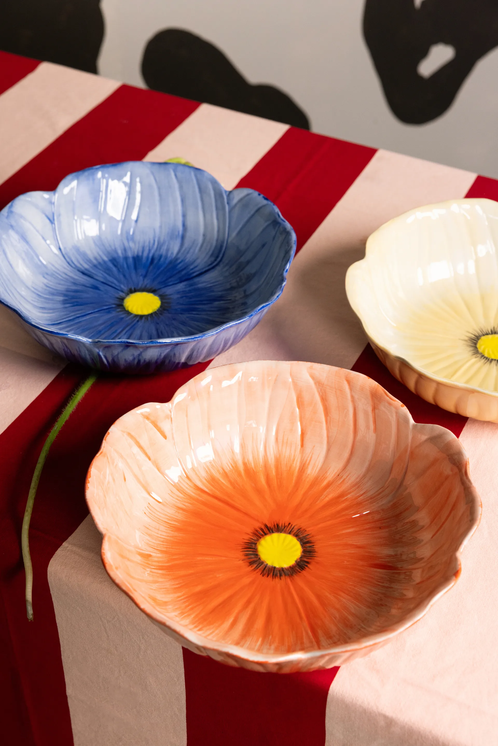 Poppy tigela, Vermelho, Ø30 cm Byon