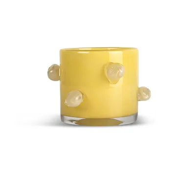 Porta-vela Arlo XS Ø10 cm - Amarelo-bege - Byon