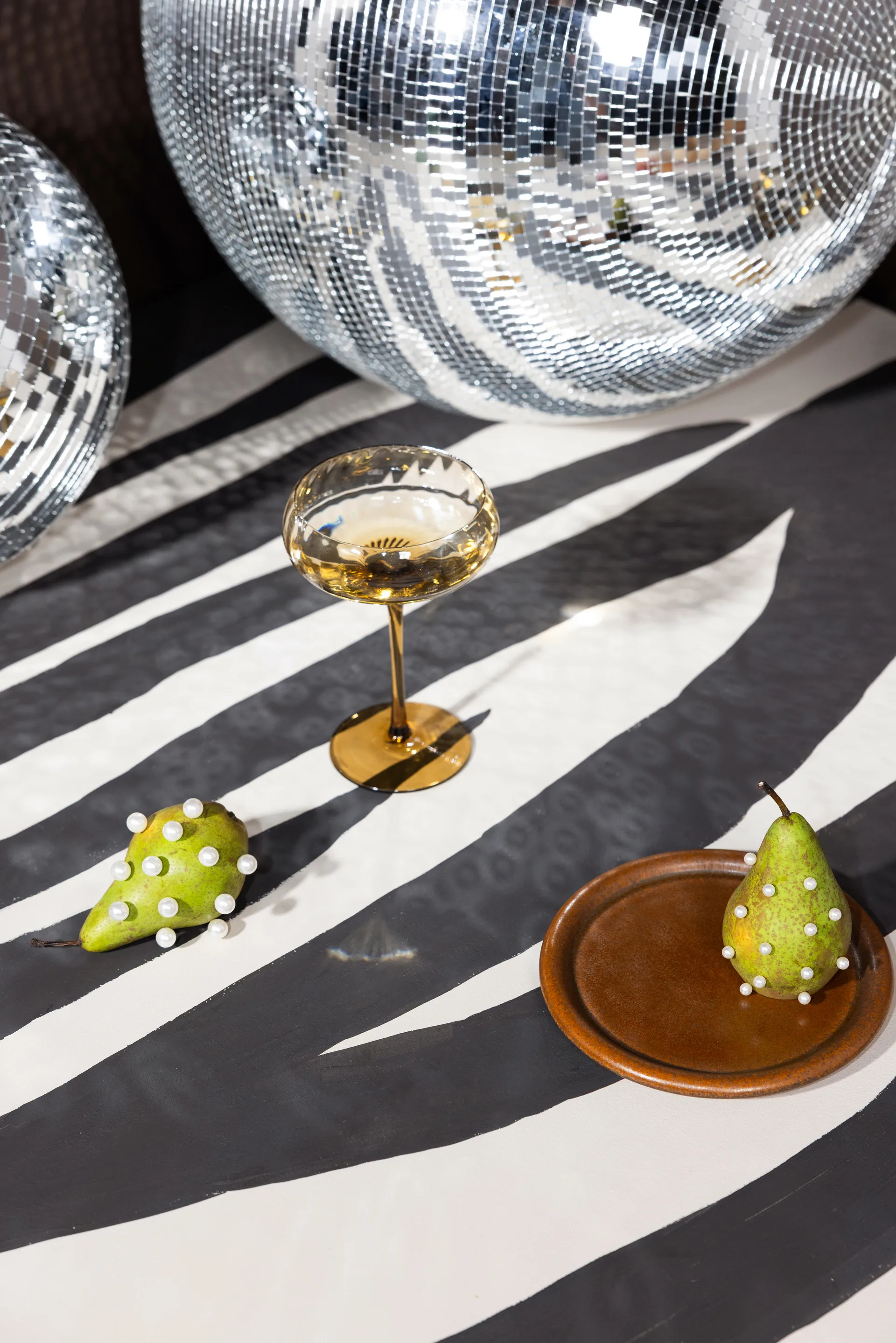 Porto prato de sobremesa pequena Ø17 cm, Castanho Byon