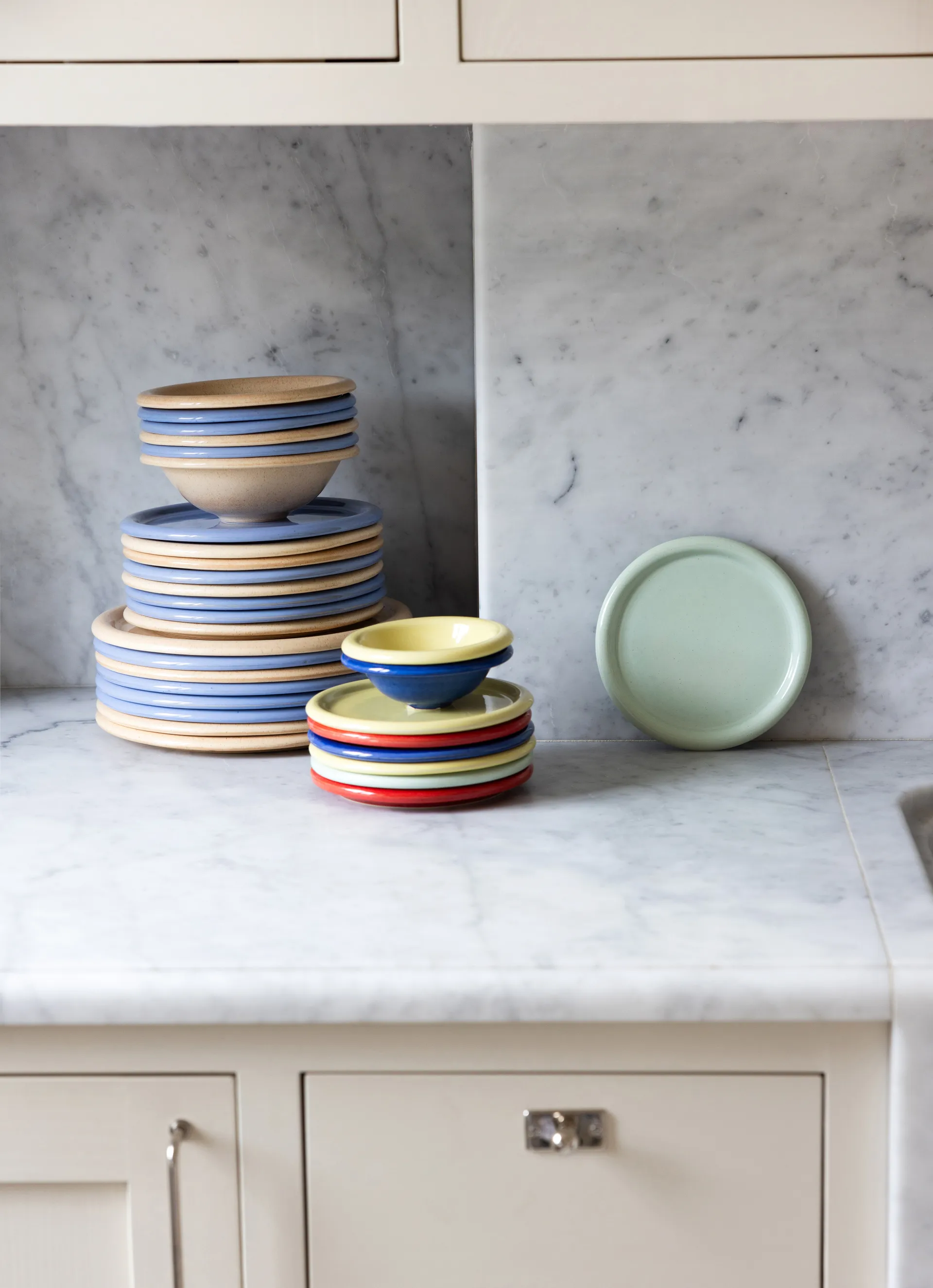 Porto prato de sobremesa pequena Ø17 cm, Verde menta Byon