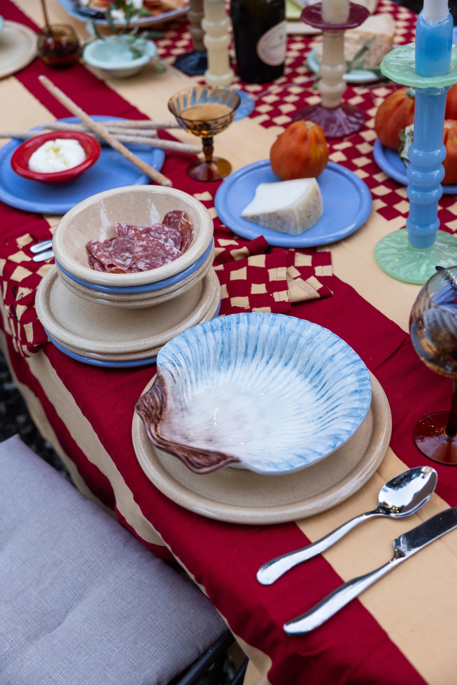 Prato Armona 23,5x23,5 cm, Azul claro Byon