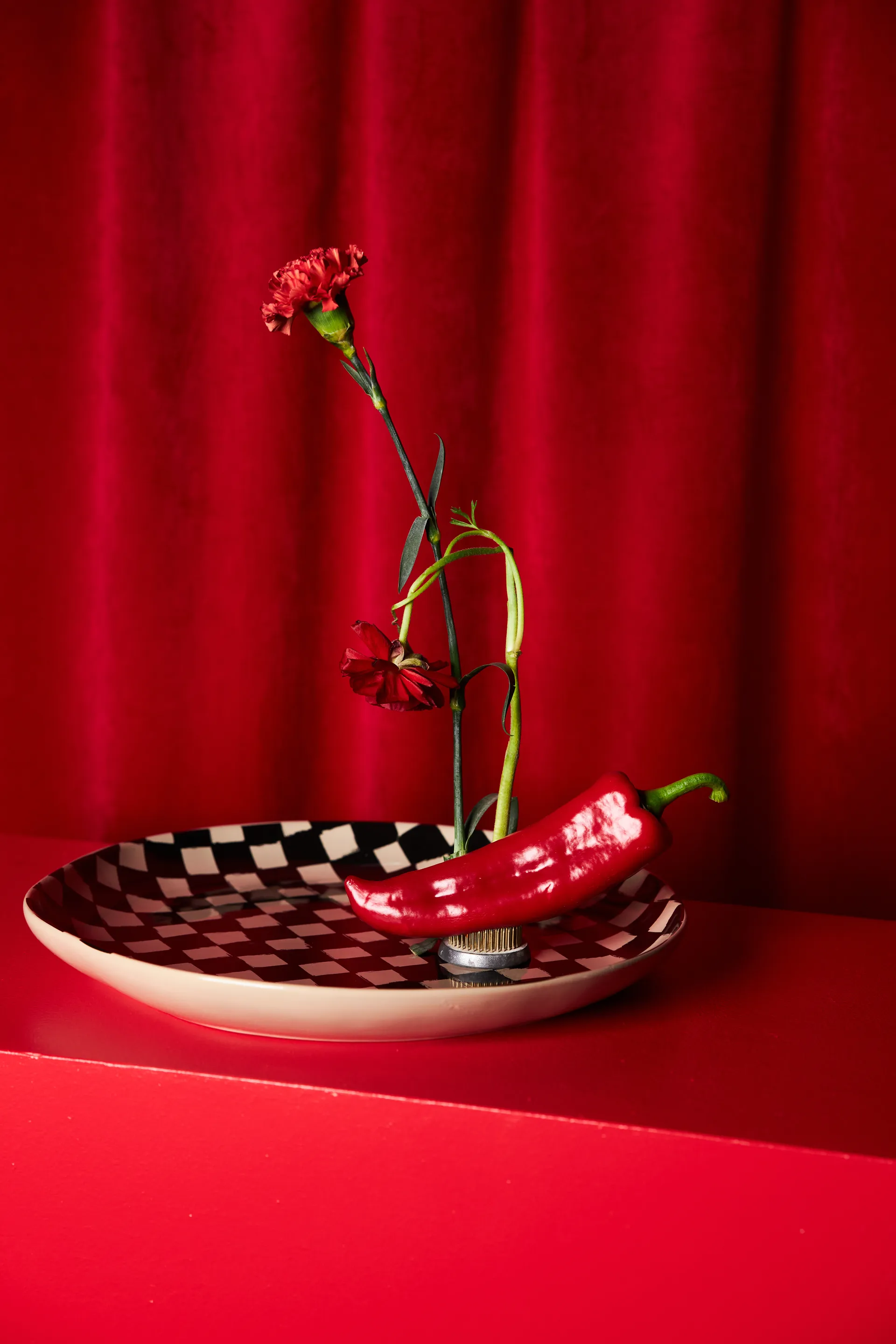 Prato de servir Lexi Ø37 cm, Preto-bege Byon