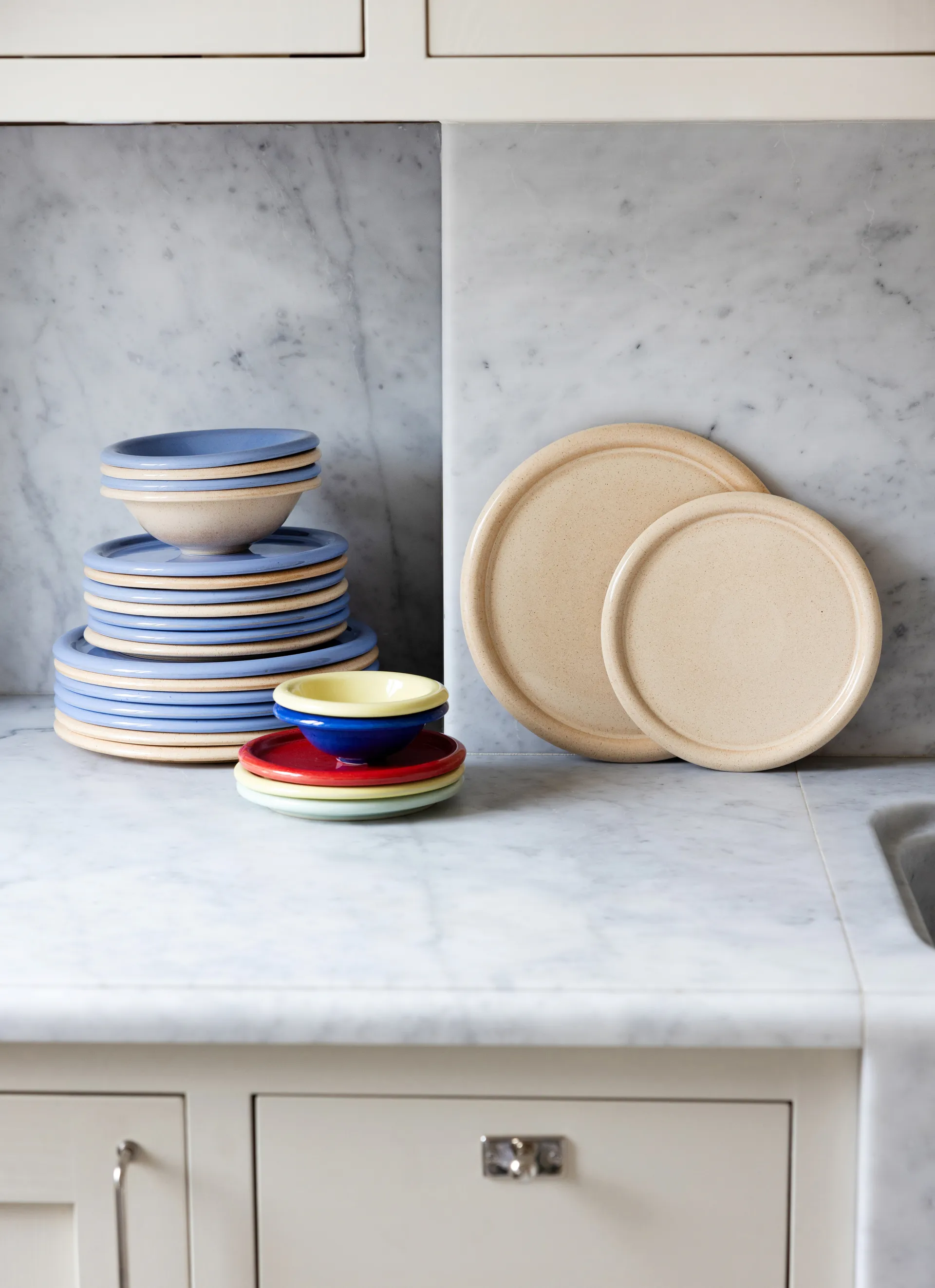 Prato Porto Ø21,5 cm, Beige Byon