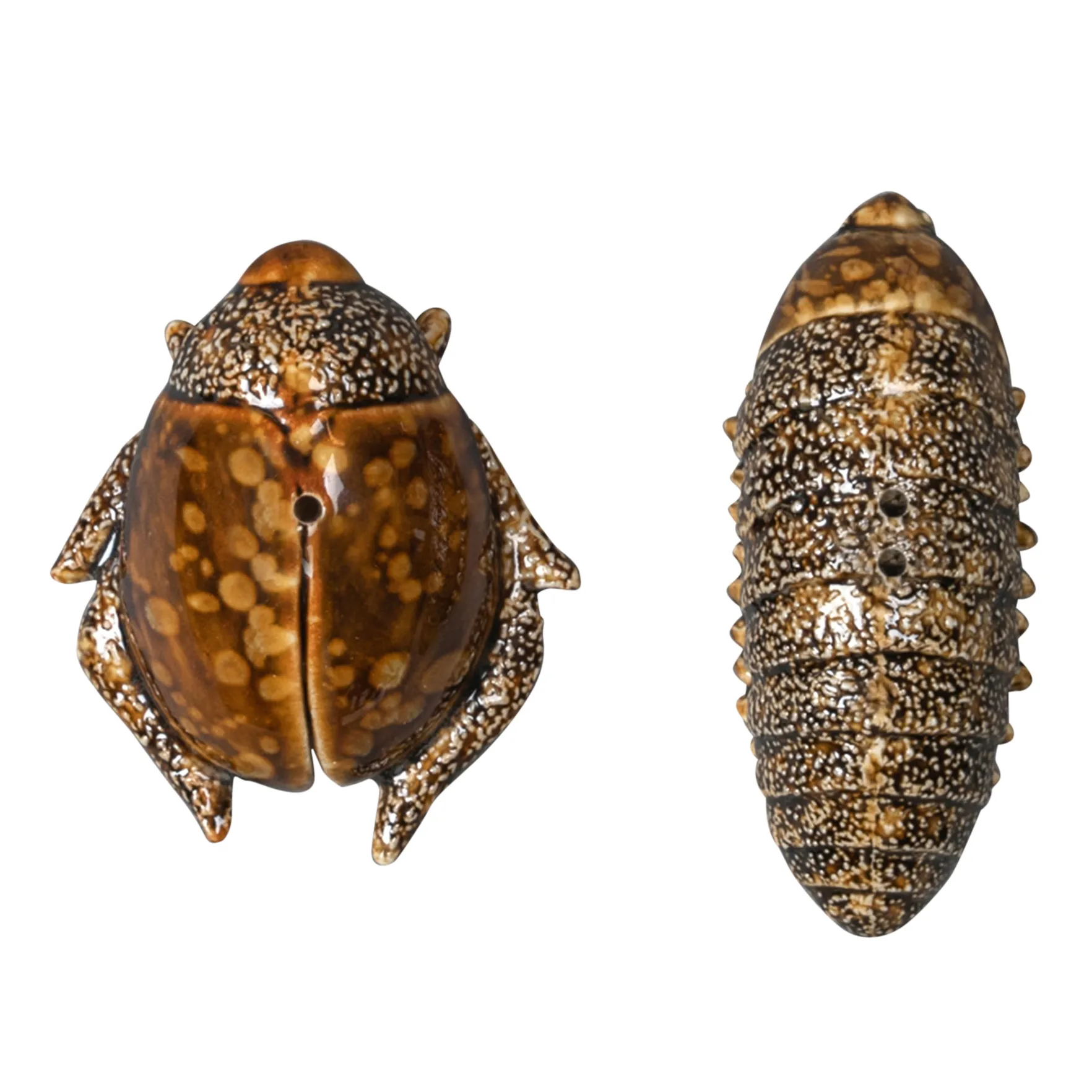 Saleiro & pimenteiro Beetles, brown Byon