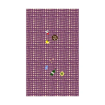 Sera toalha de mesa - Ameixa (roxo), 150x280 cm - Byon