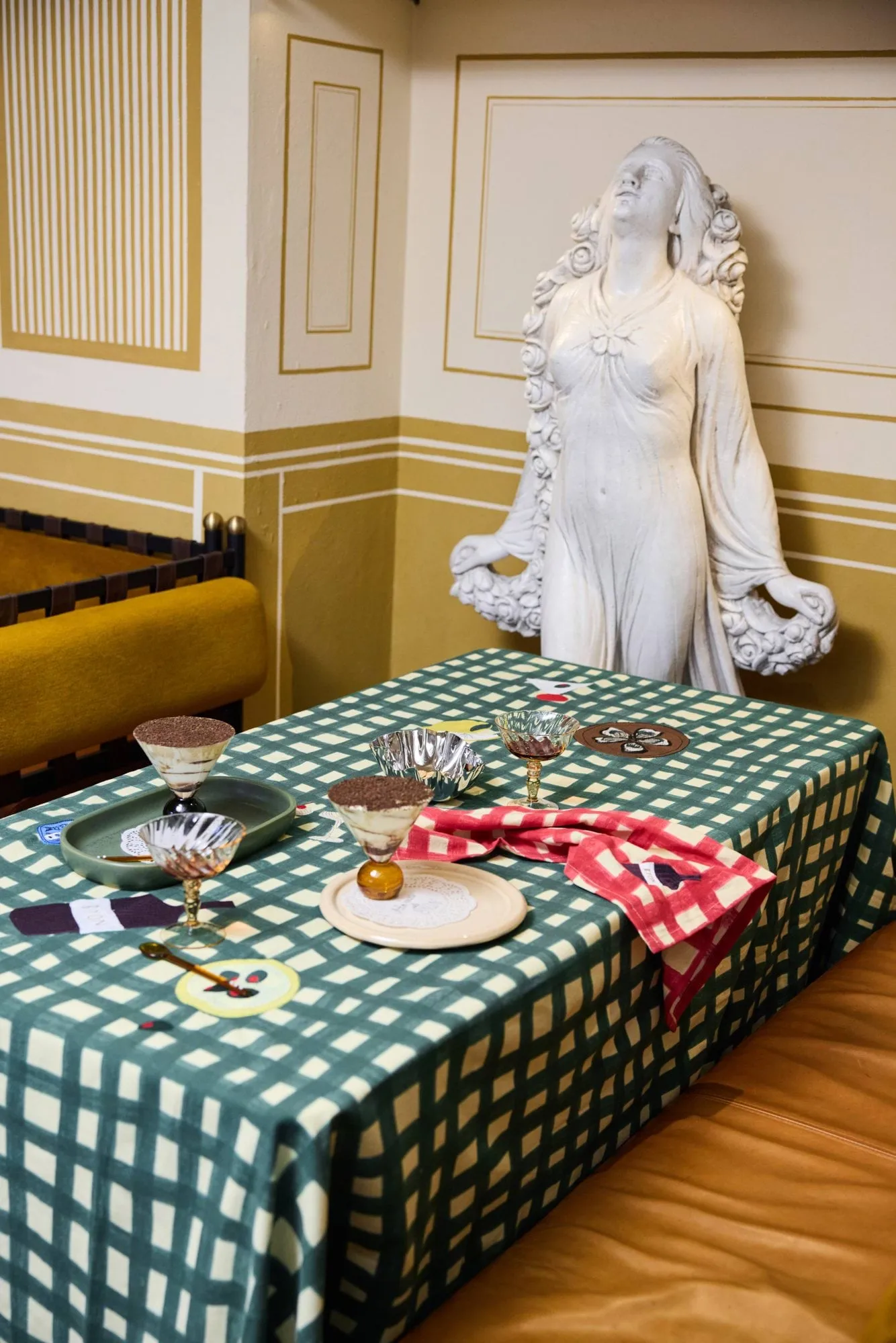 Sera toalha de mesa, Verde, 150x280 cm Byon