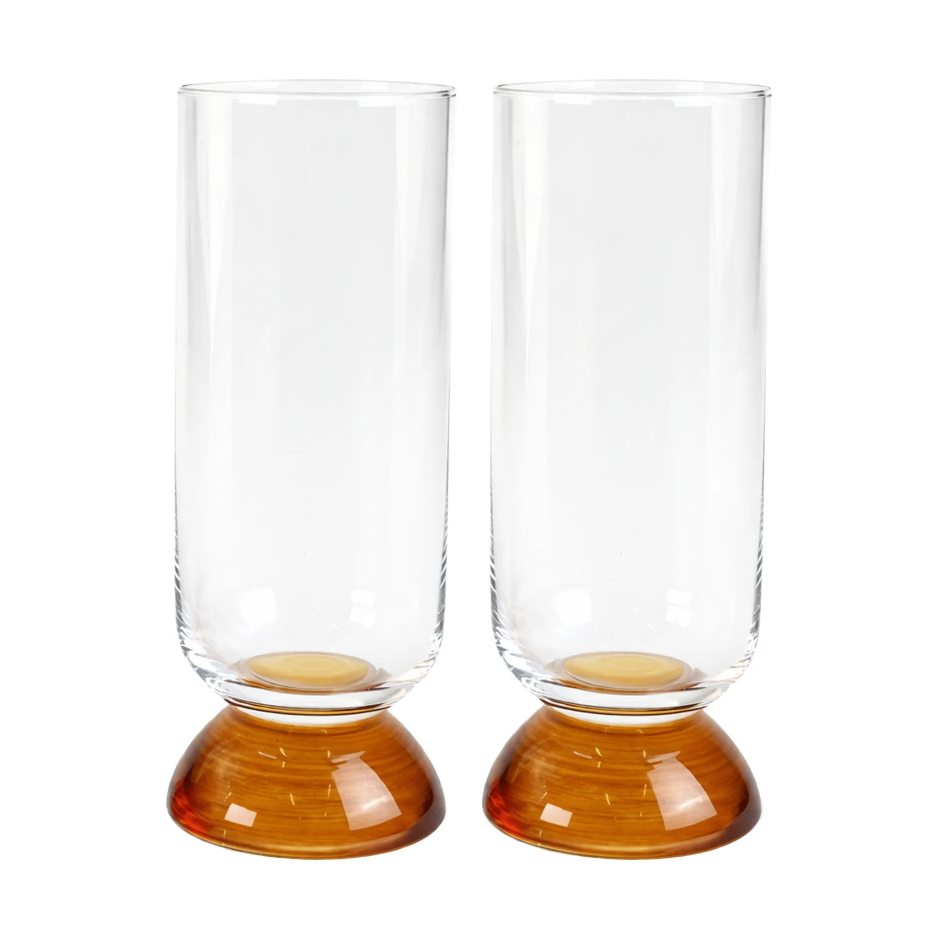 Spice copo alto 38 cl pack de 2, Transparente-amber Byon