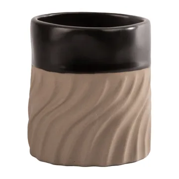 Swirl xícara 24 cl - Preto-beige - Byon