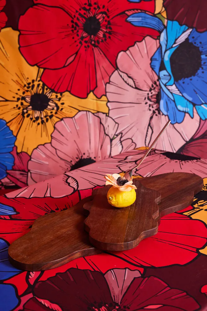 Tábua de corte Flowy 20x40 cm, Acácia  Byon