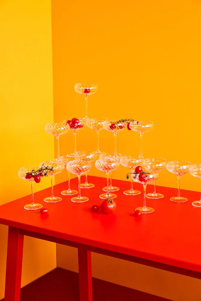 Taça de champanhe Opacity 30 cl, 4 un., Transparente Byon