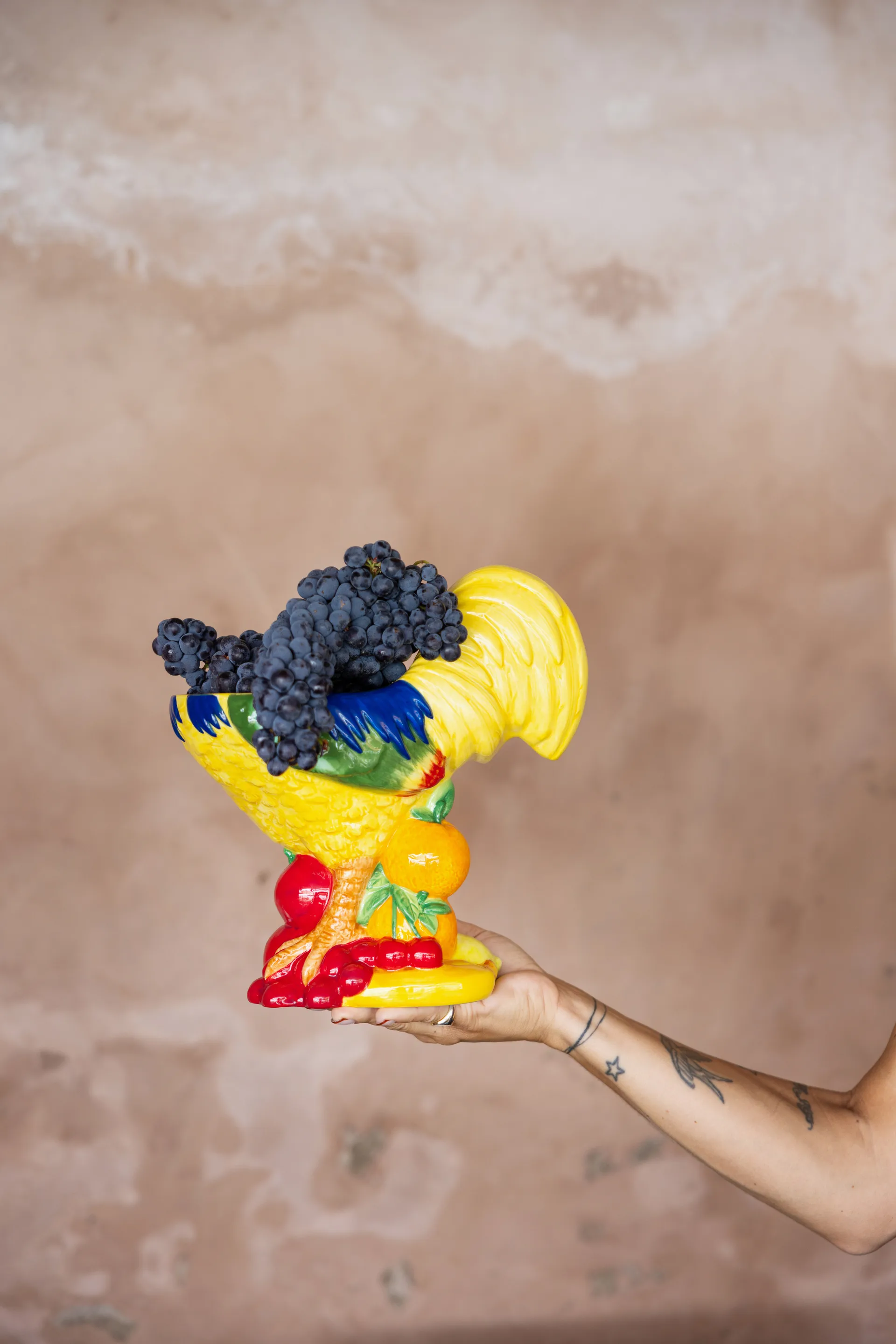 Tigela Fruity Rooster, Amarelo Byon