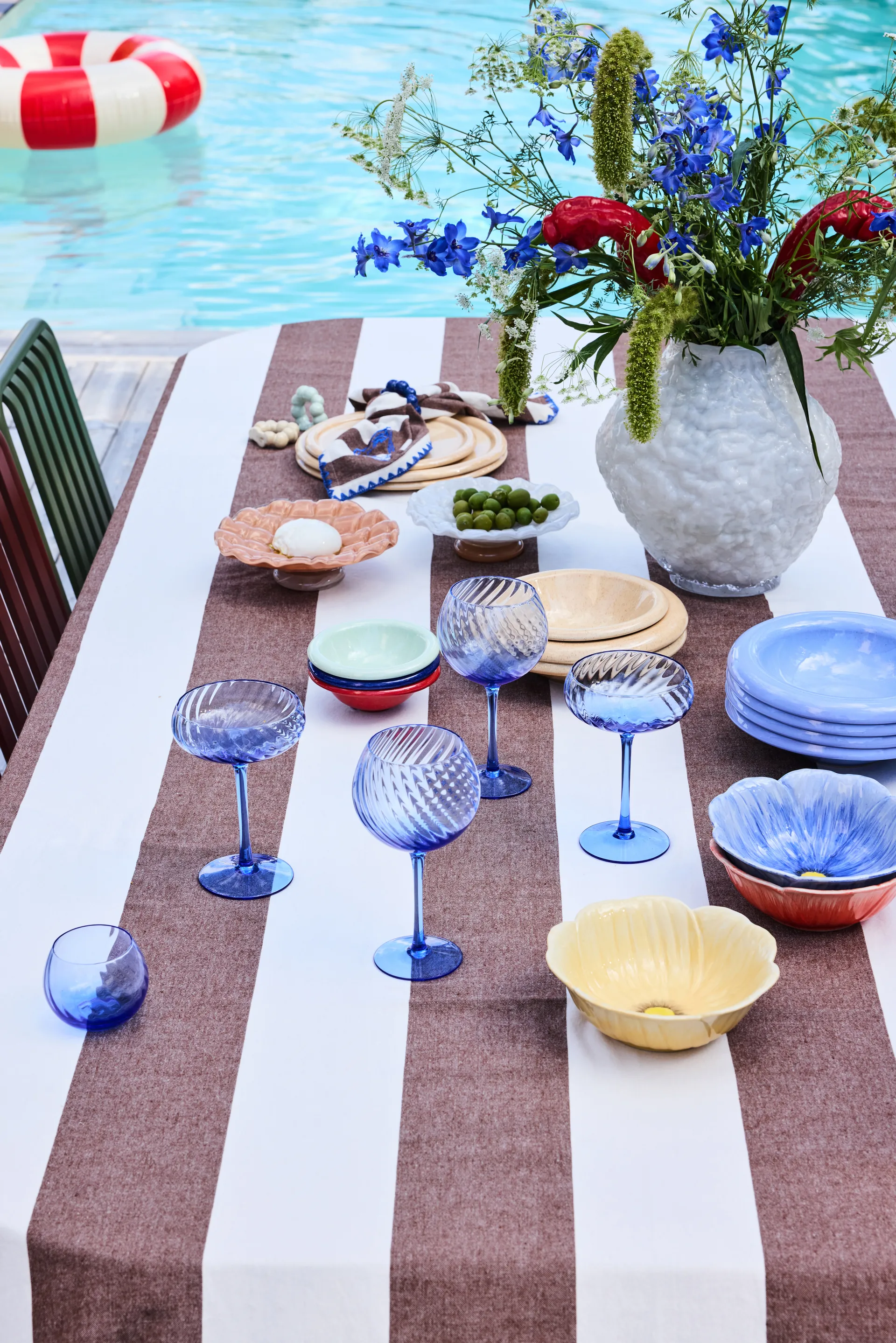 Toalha de mesa Bubba 150x280 cm, Ostra Byon