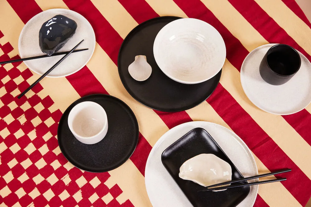 Toalha de mesa Love 150x280 cm, Vermelho-sand Byon