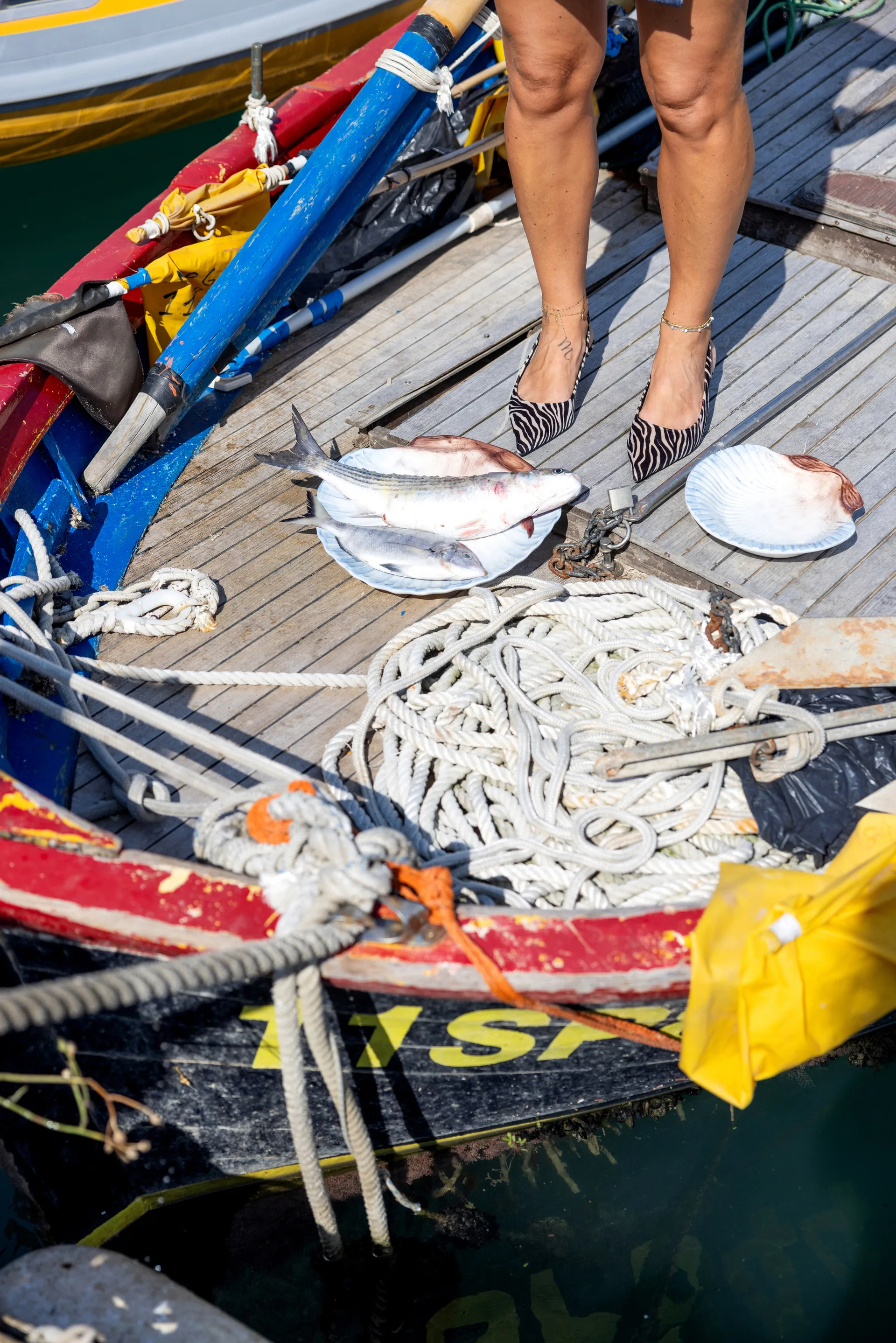 Travessa Armona 32x32,5 cm, Azul claro Byon