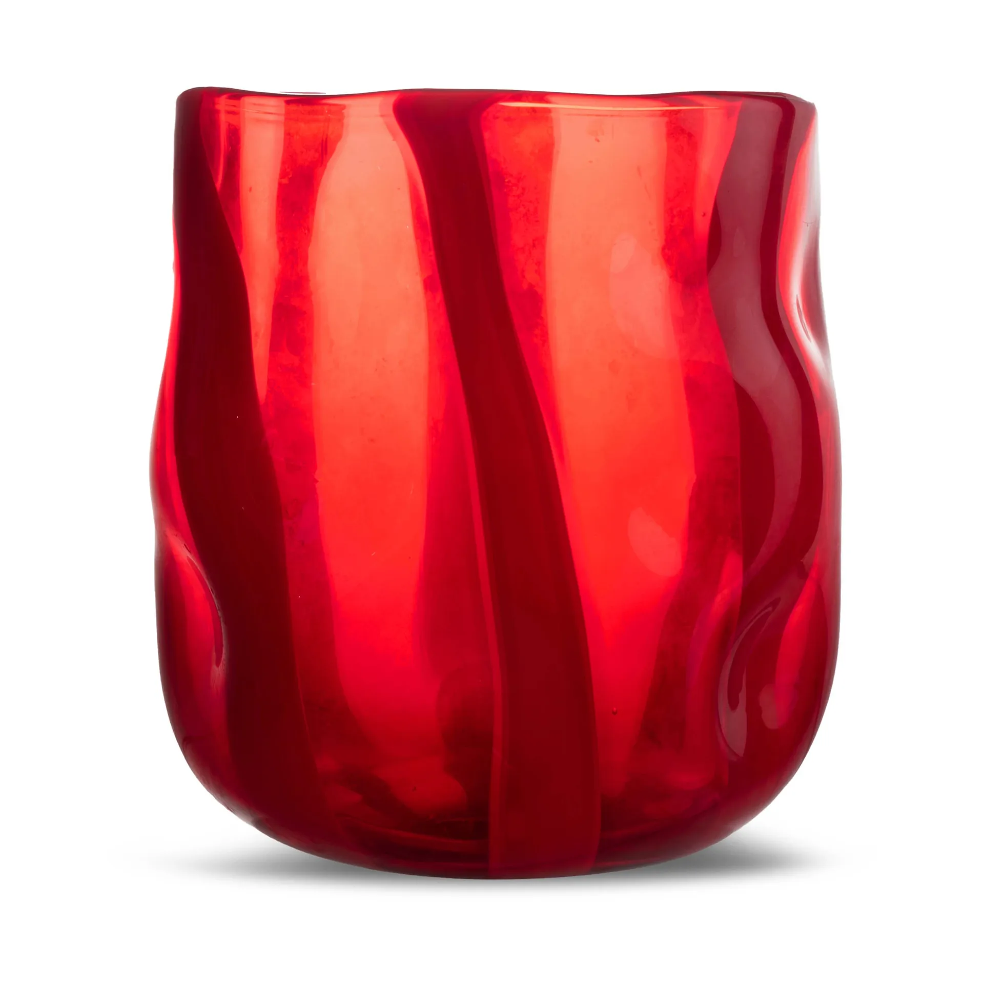 Triton vaso 24 cm, Vermelho Byon