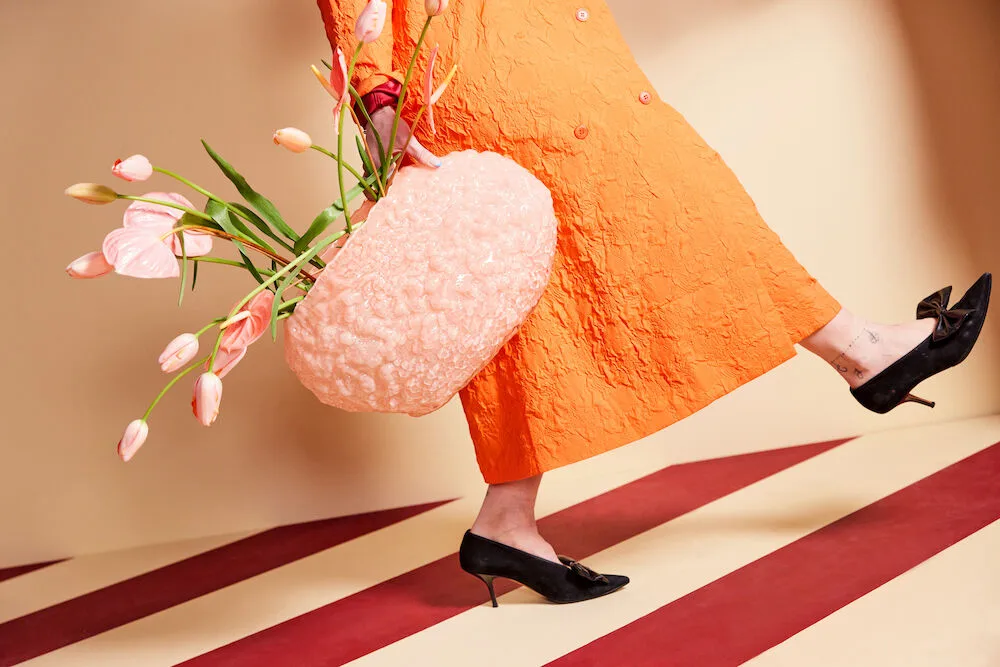 Vaso Corallo L 15x45 cm, Rosa Byon