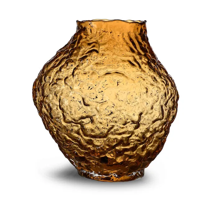 Vaso Corallo M 26x28x27 cm, Âmbar claro Byon