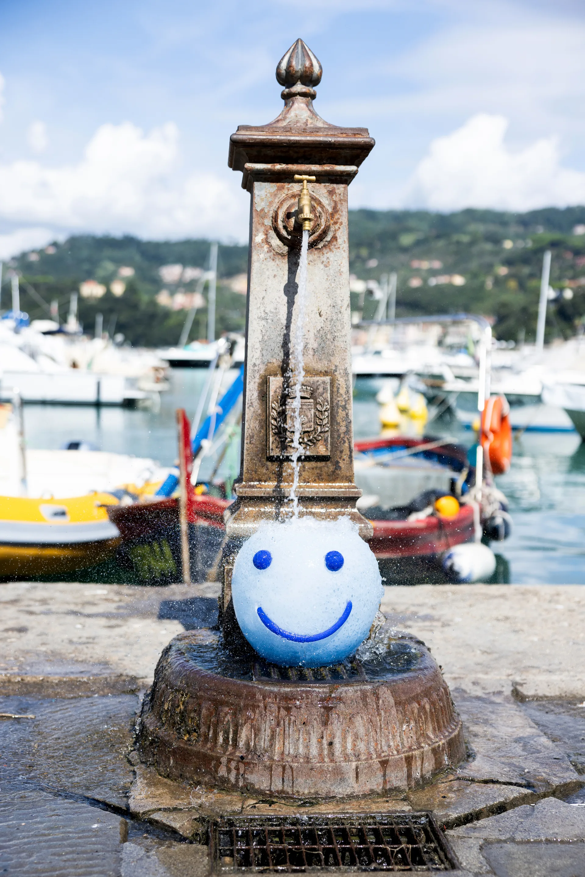 Vaso Happy 25 cm, Azul Byon