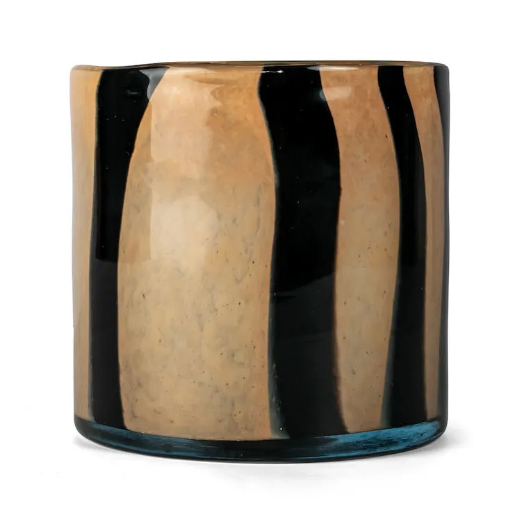 Vaso-lanterna Calore M Ø15 cm, Black-beige Byon