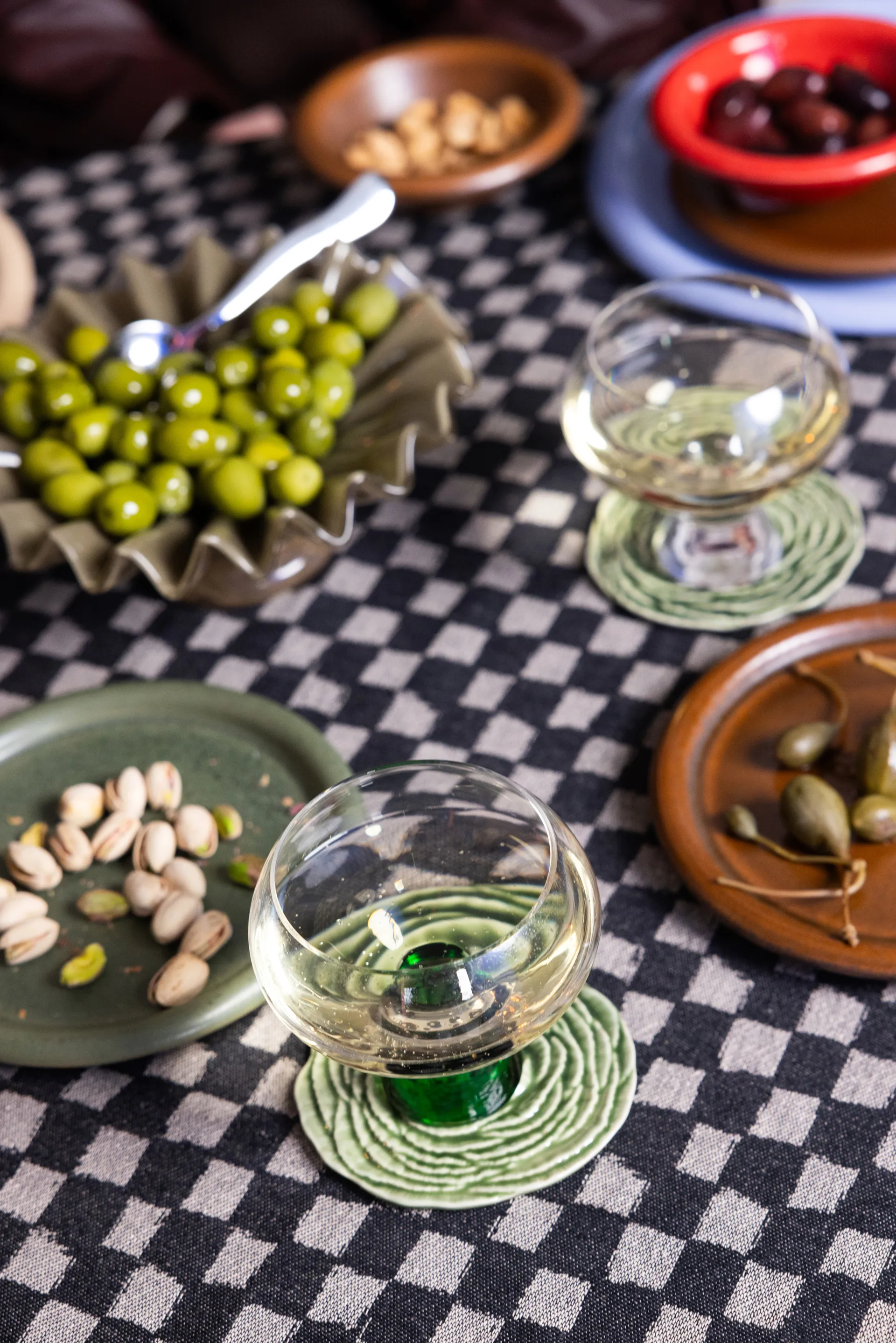 Veggie suporte para copos Ø10 cm 2 unidades, Verde Byon