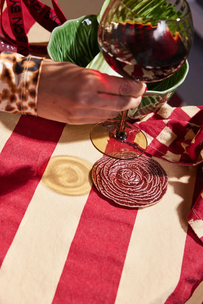 Veggie suporte para copos Ø10 cm 2 unidades, Vermelho vinho Byon