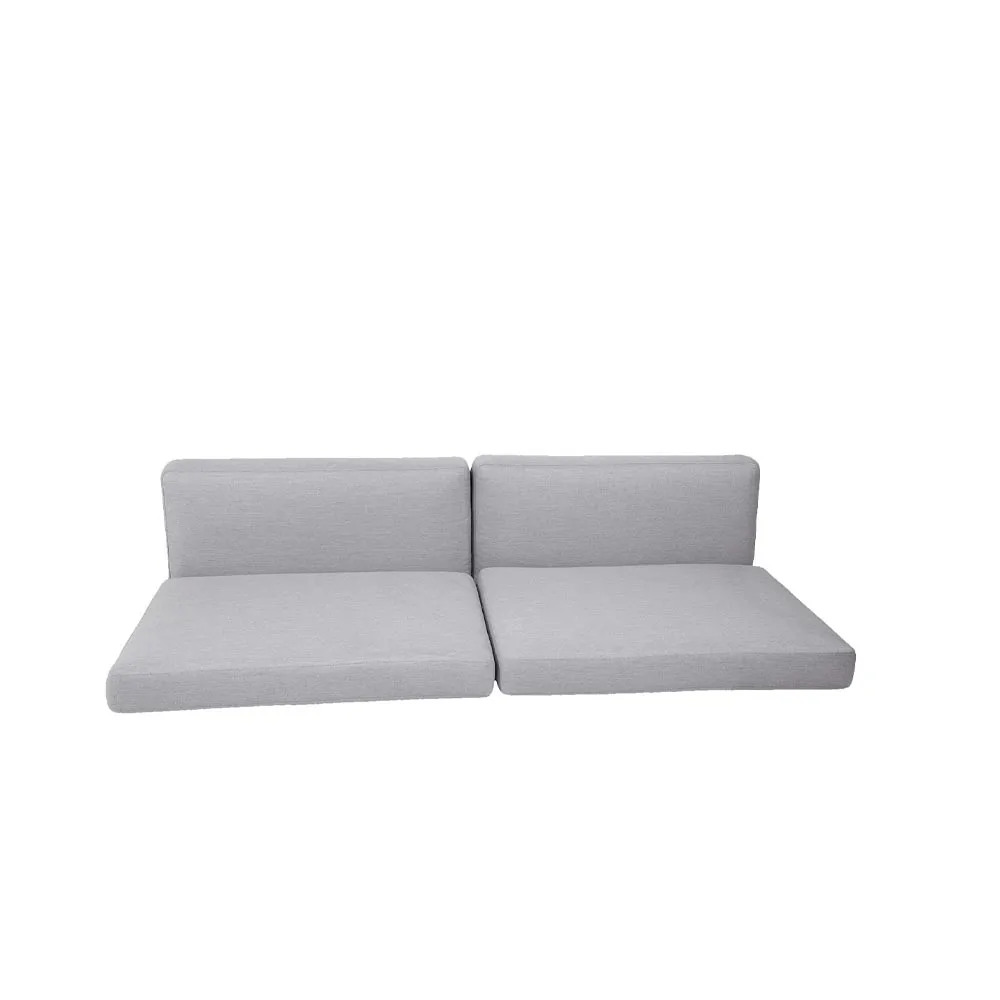 Almofada Chester para encosto+assento, Cane-Line Natté light grey Cane-line