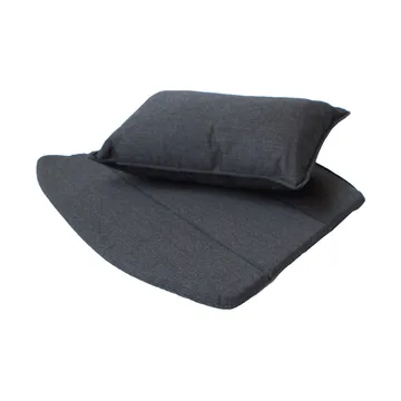 Almofadas Breeze poltrona lounge - Cane-line Natté black - Cane-line