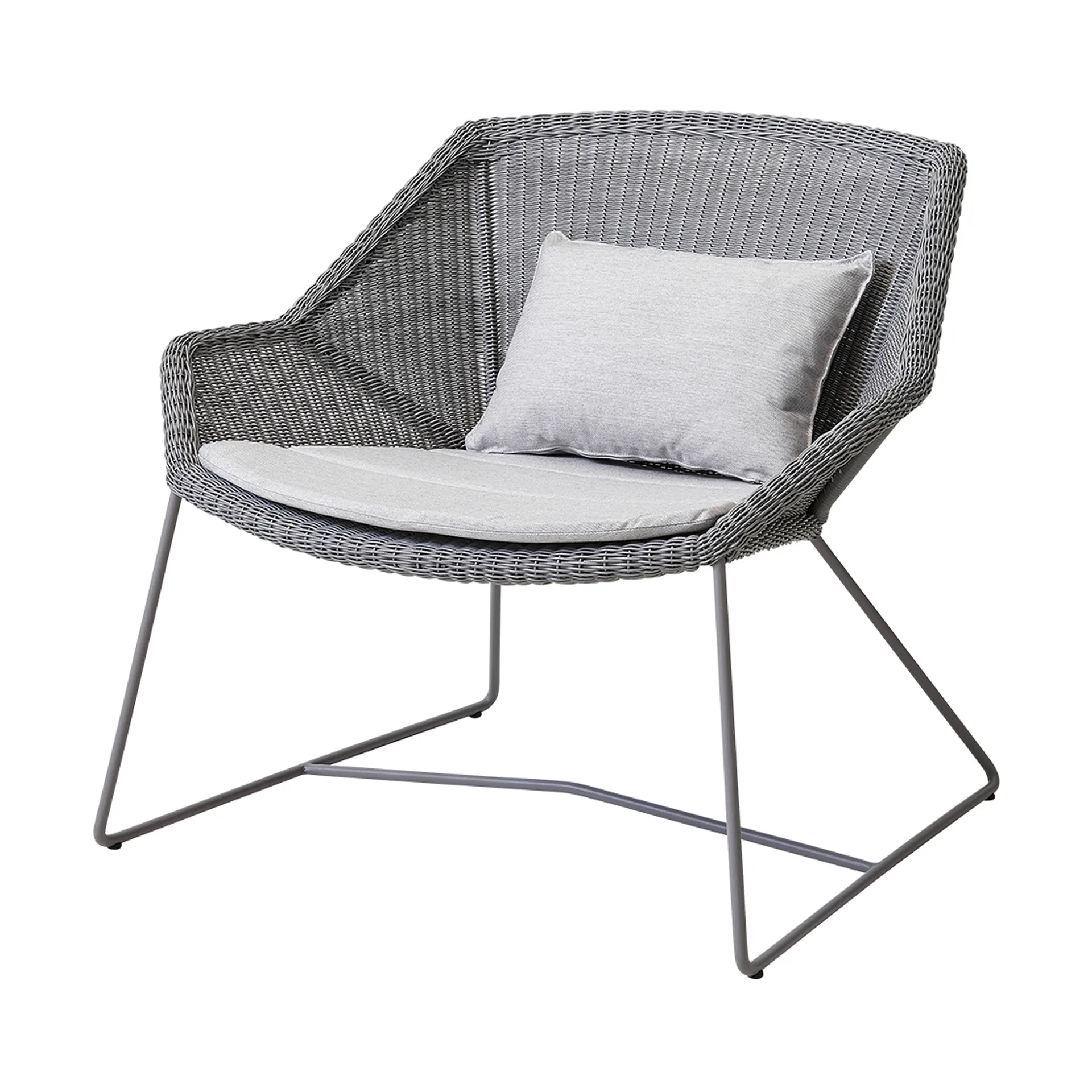 Almofadas Breeze poltrona lounge, Cane-line Natté light grey Cane-line