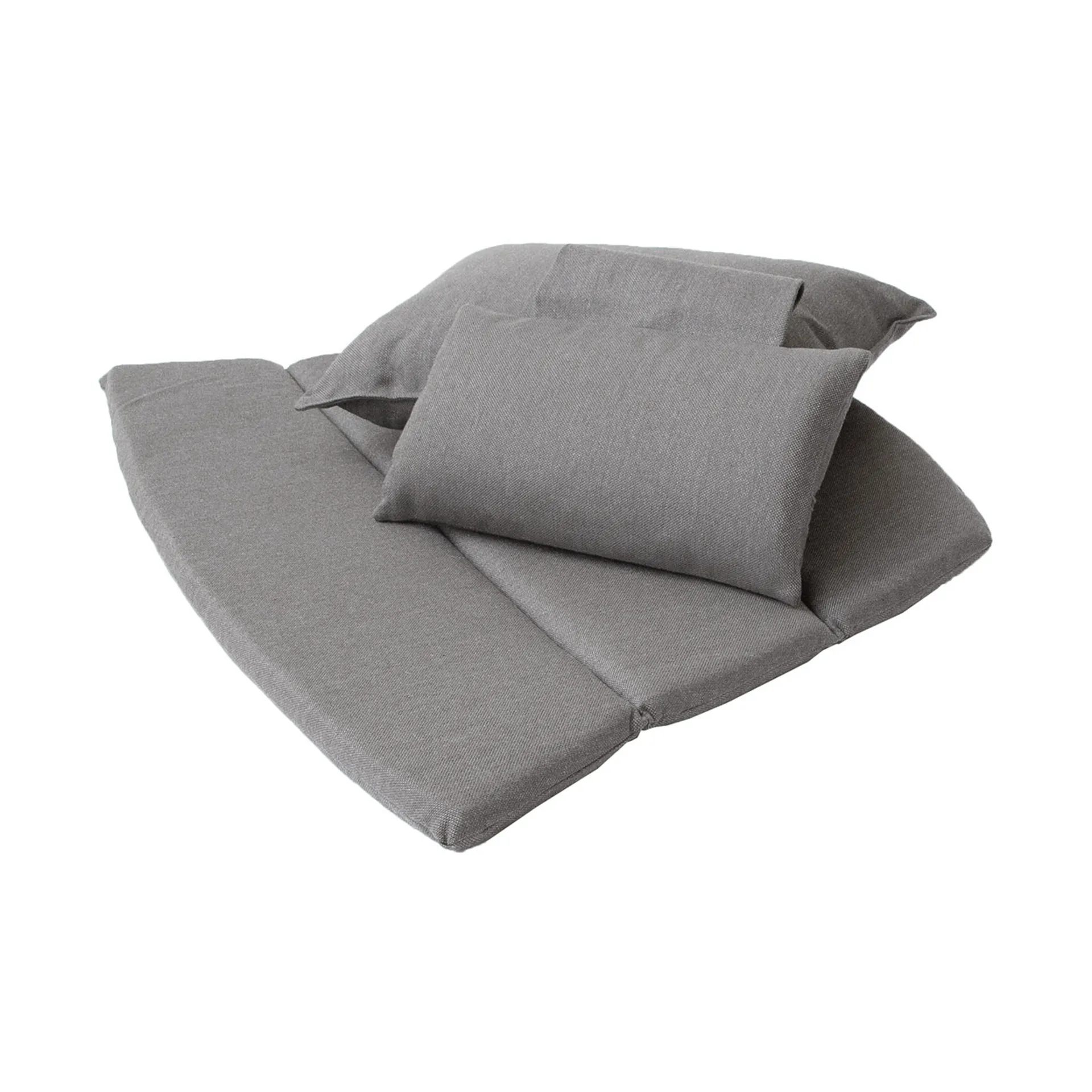 Almofadas Breeze poltrona lounge, encosto alto, Cane-line Natté taupe Cane-line