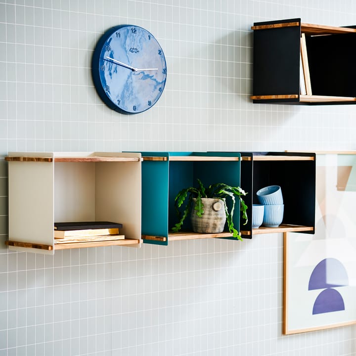 Armazenamento Box Wall, Lava grey, teca Cane-line