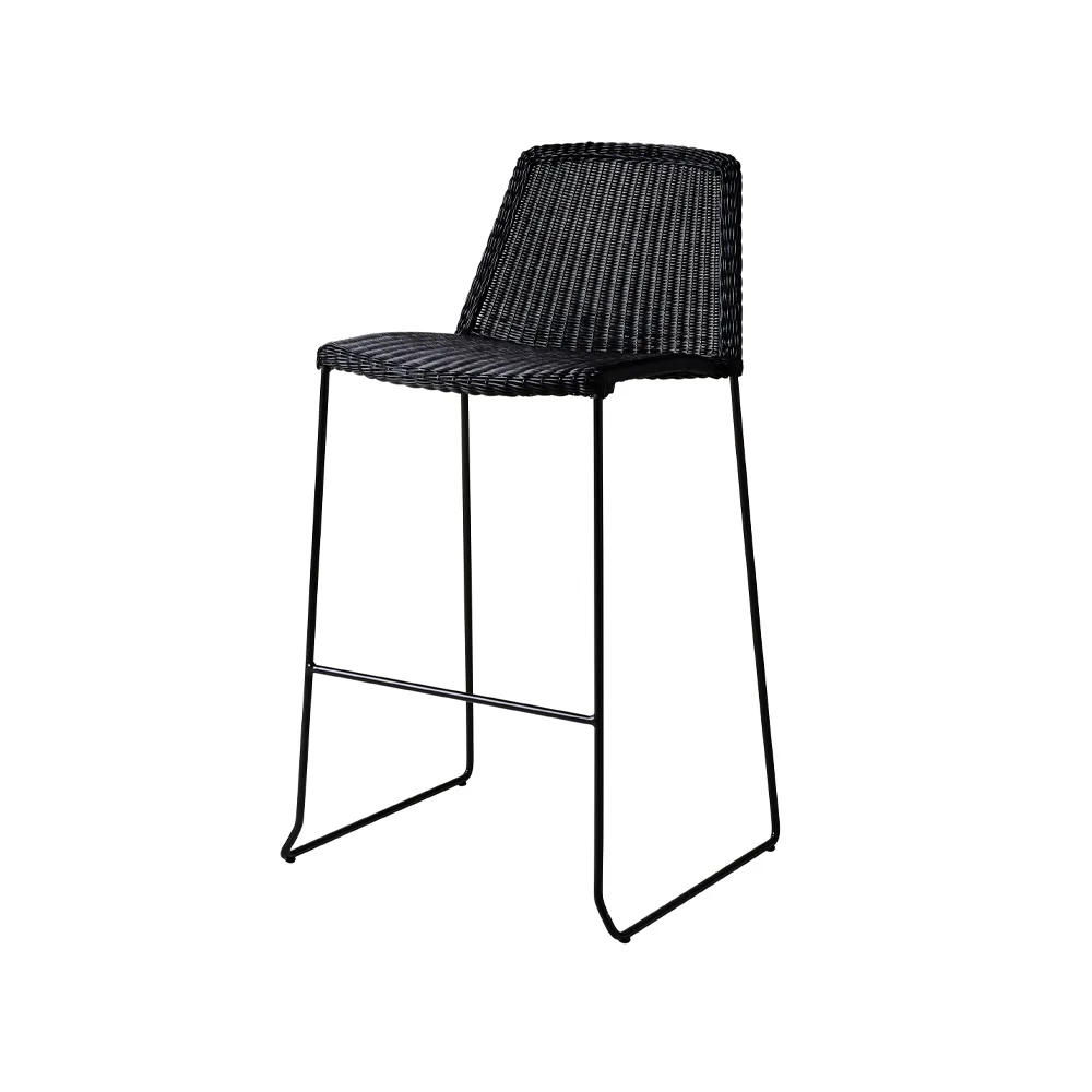 Banqueta de bar Breeze, Black Cane-line