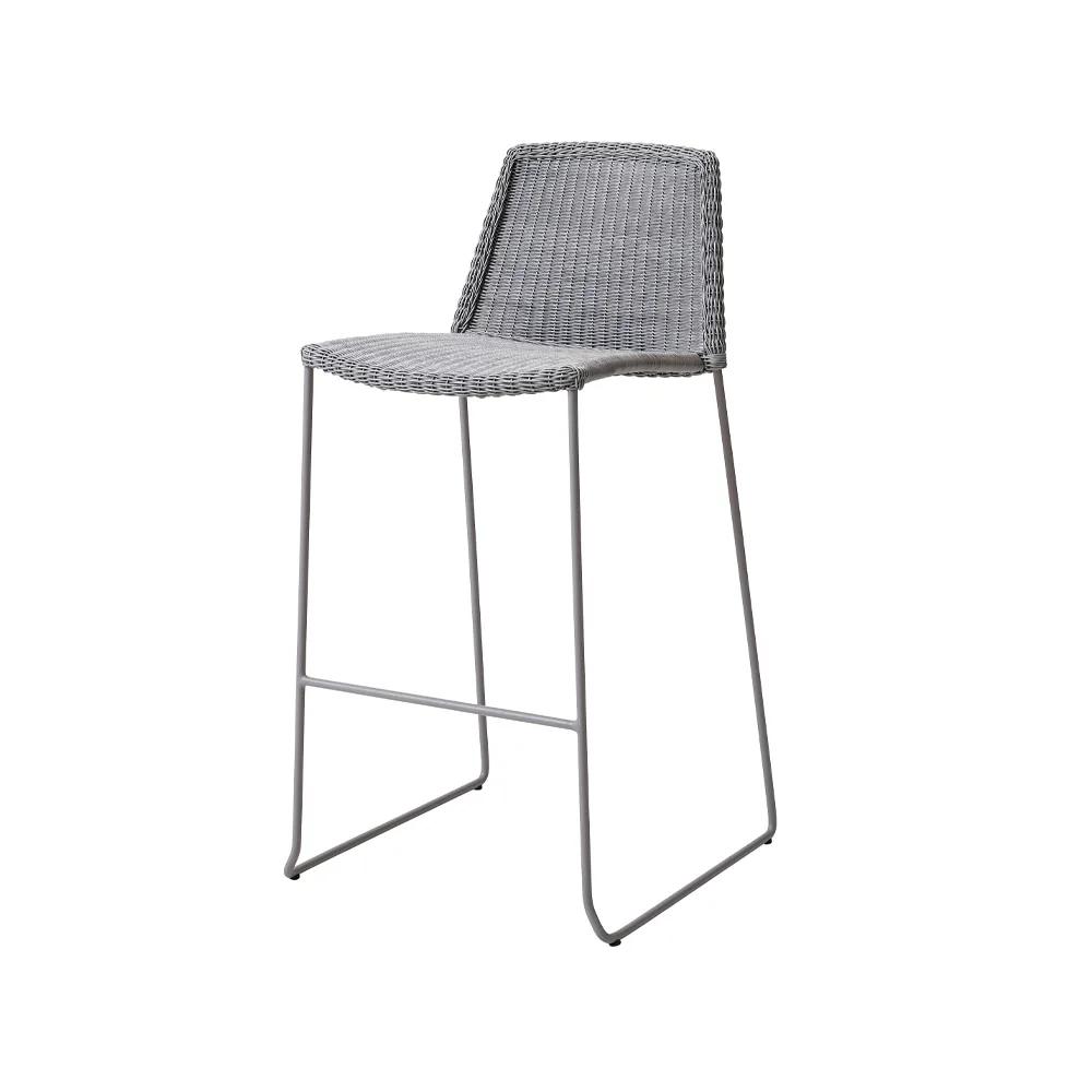 Banqueta de bar Breeze, Light grey Cane-line