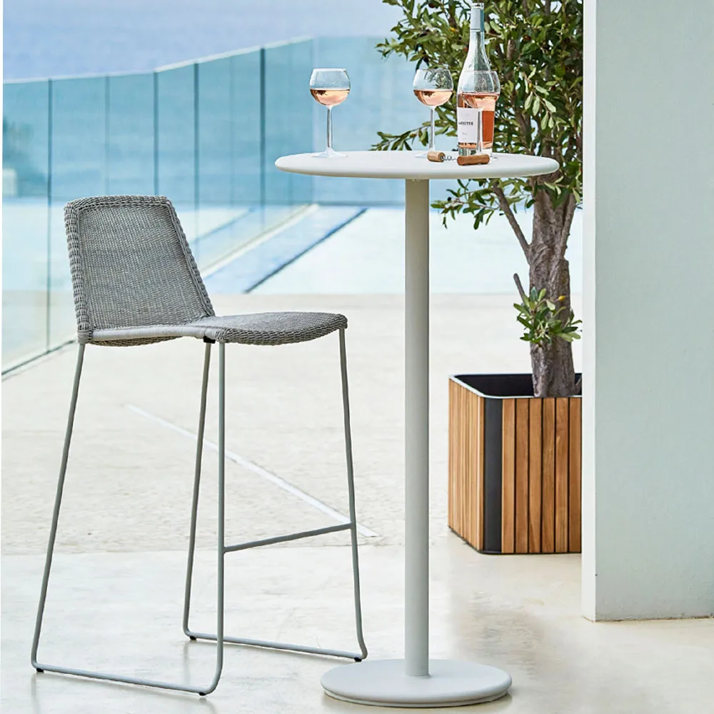 Banqueta de bar Breeze, White grey Cane-line