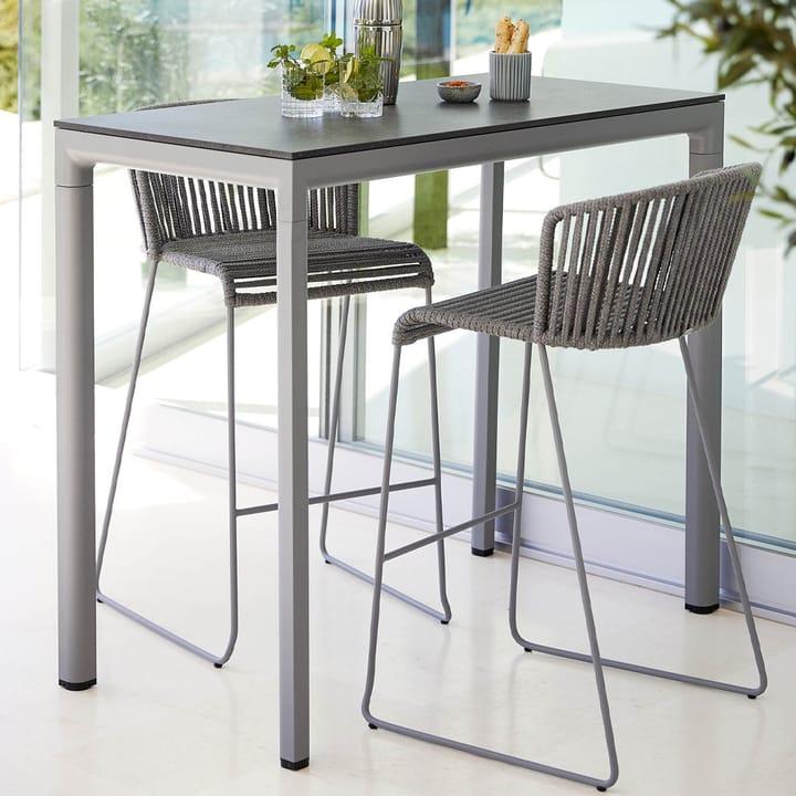 Banqueta de bar Moments, Grey Cane-line