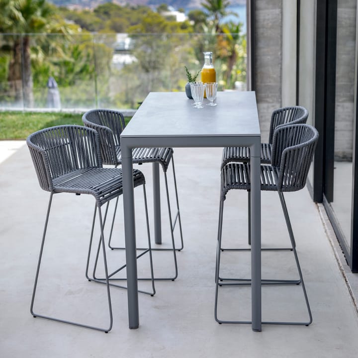 Banqueta de bar Moments, Grey Cane-line