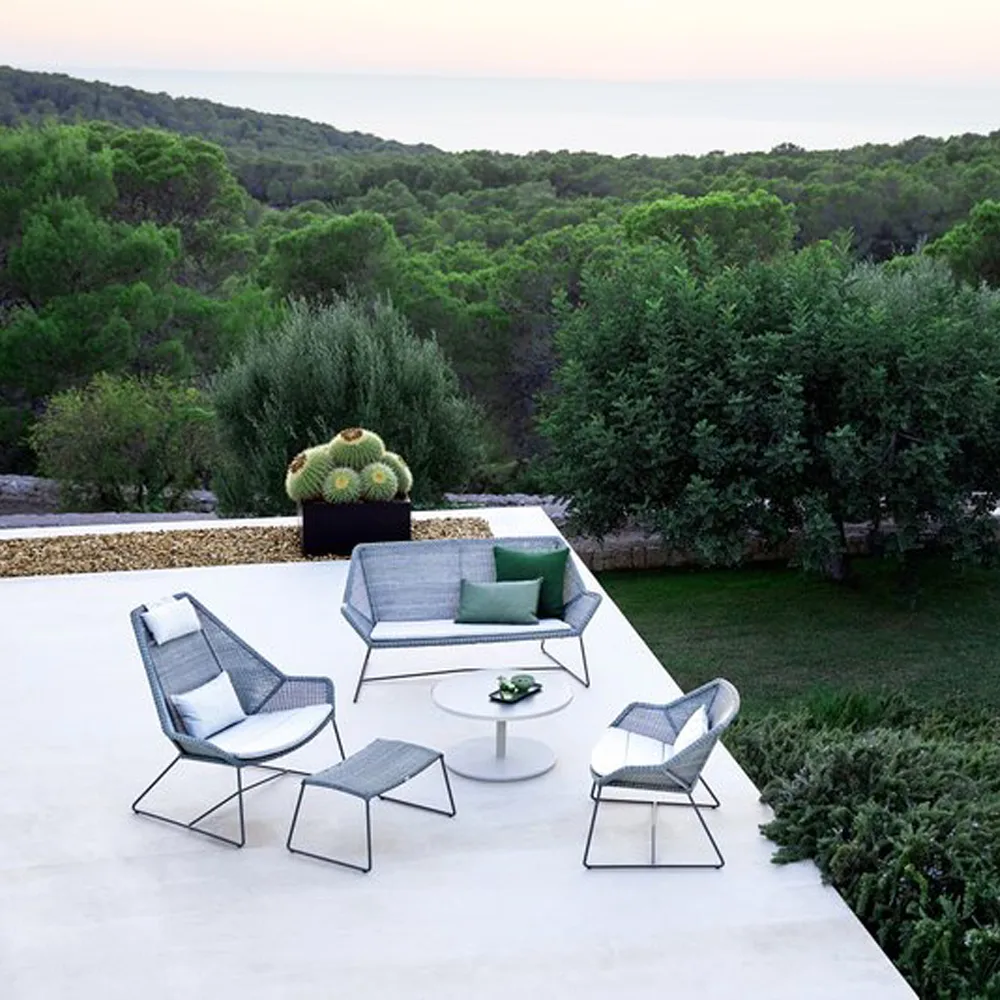 Banquinho Breeze, Light grey Cane-line