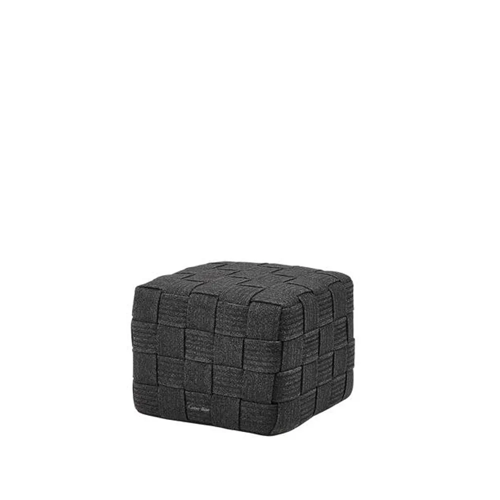 Banquinho Cube, Dark grey Cane-line