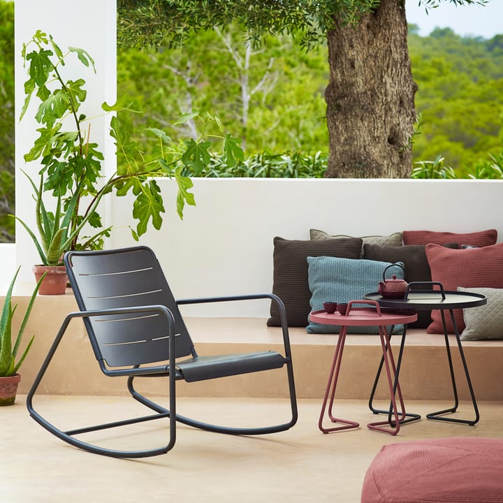 Cadeira de balanço Copenhagen, Lava grey Cane-line