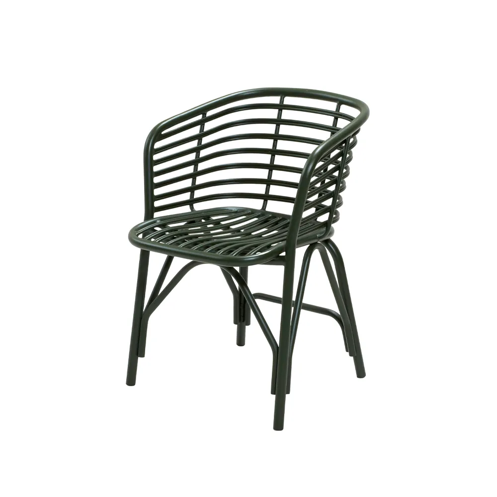 Cadeira de braços Blend, Dark green Cane-line