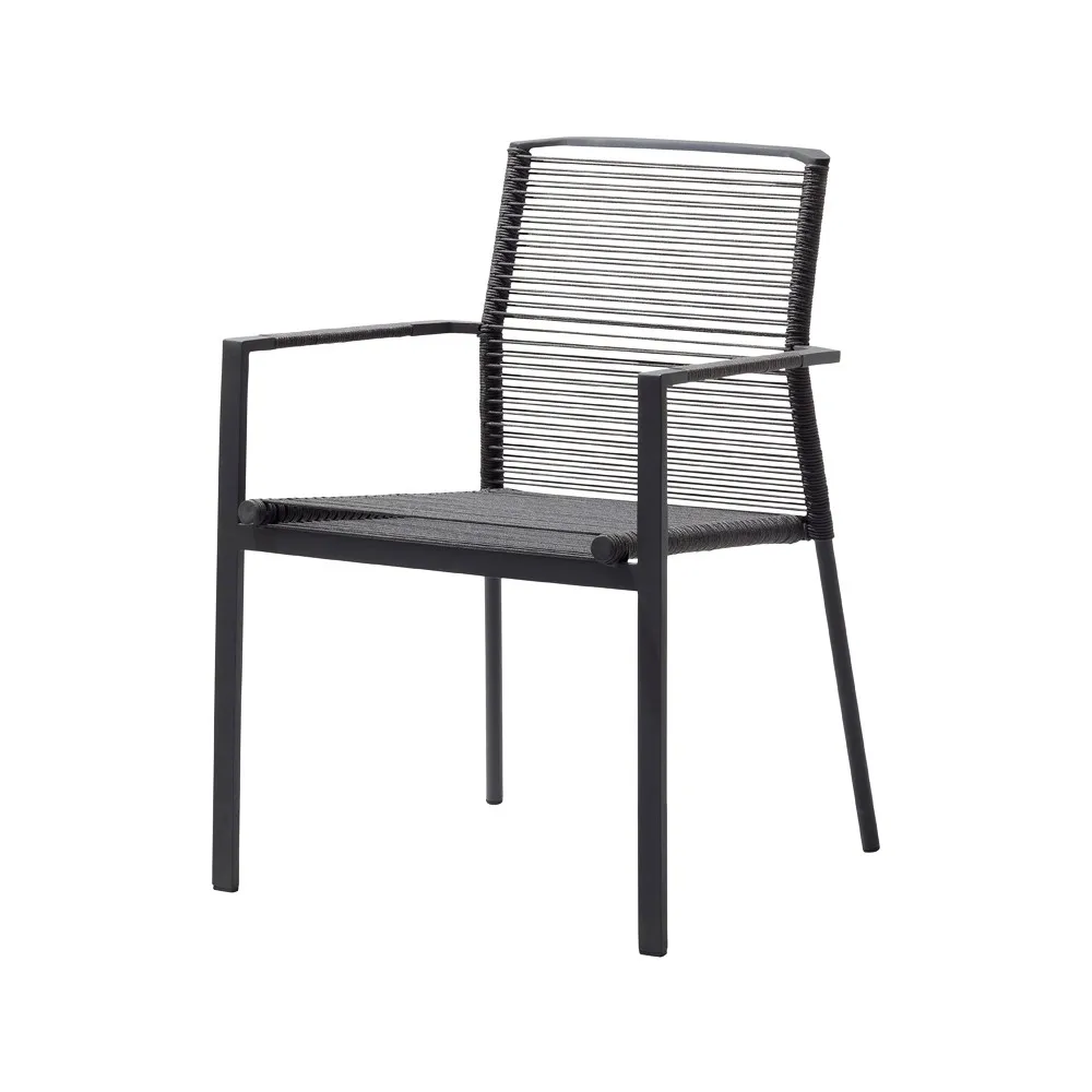 Cadeira de braços Edge, Anthracite Cane-line