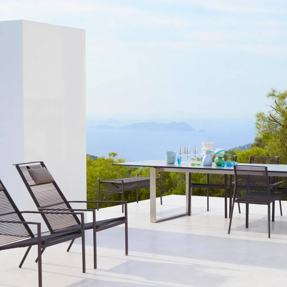 Cadeira Edge, Anthracite Cane-line