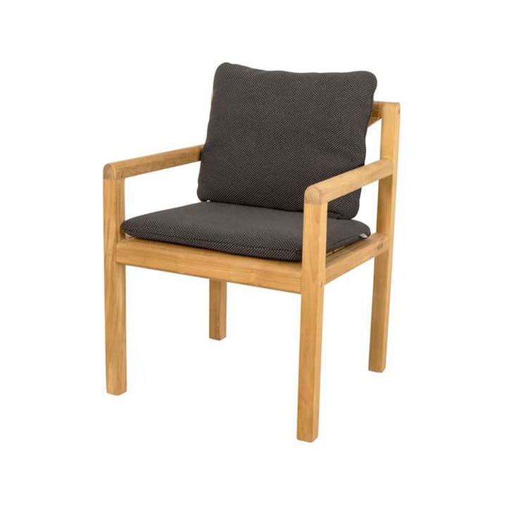 Cadeira Grace - Cane-Line focus dark grey, teca - Cane-line
