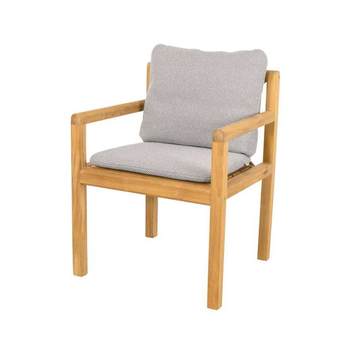 Cadeira Grace - Cane-Line focus light grey, teca - Cane-line